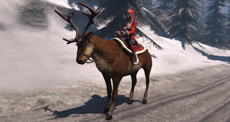 Thank you, Insein, for modeling the Flightless Reindeer!